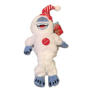 Rudolph the Red Nosed Reindeer Abominable Snowman Plush Dog Toy Squeaker